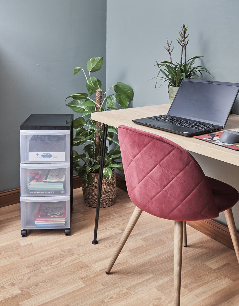 IRIS Design Chest - 3 drawers - DC-303 - Black