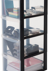 IRIS Design Chest -  4 lades - DC-304 - Black