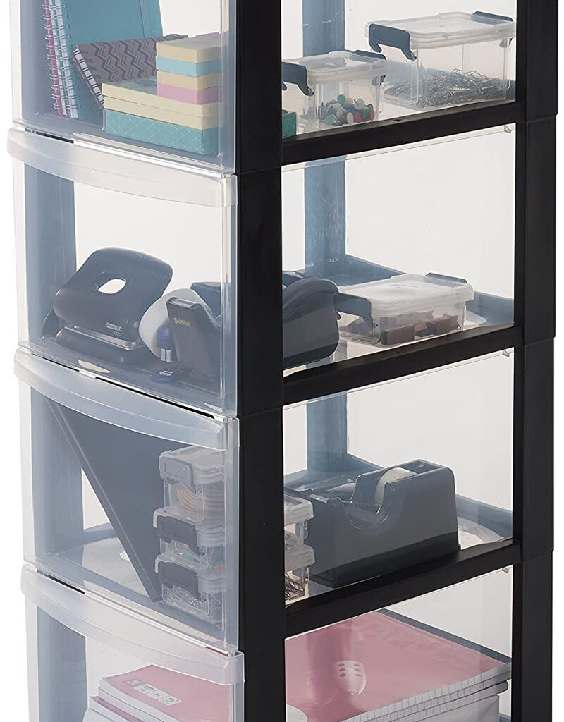 IRIS Design Chest - 4 drawers - DC-304 - Black