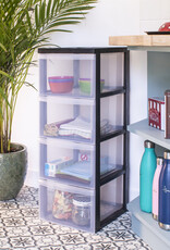 IRIS Design Chest -  4 lades - DC-304 - Black