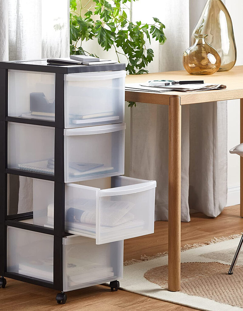 IRIS Design Chest -  4 lades - DC-304 - Black