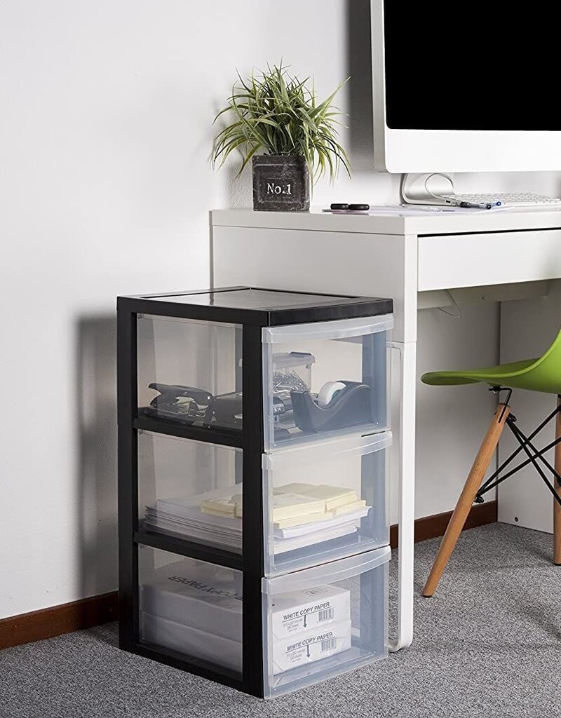 IRIS Design Chest - 4 drawers - DC-304 - Black