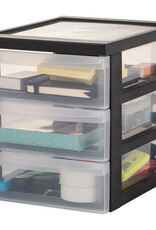 IRIS Design Chest A5 - 3 drawers - DC-A5 - Black