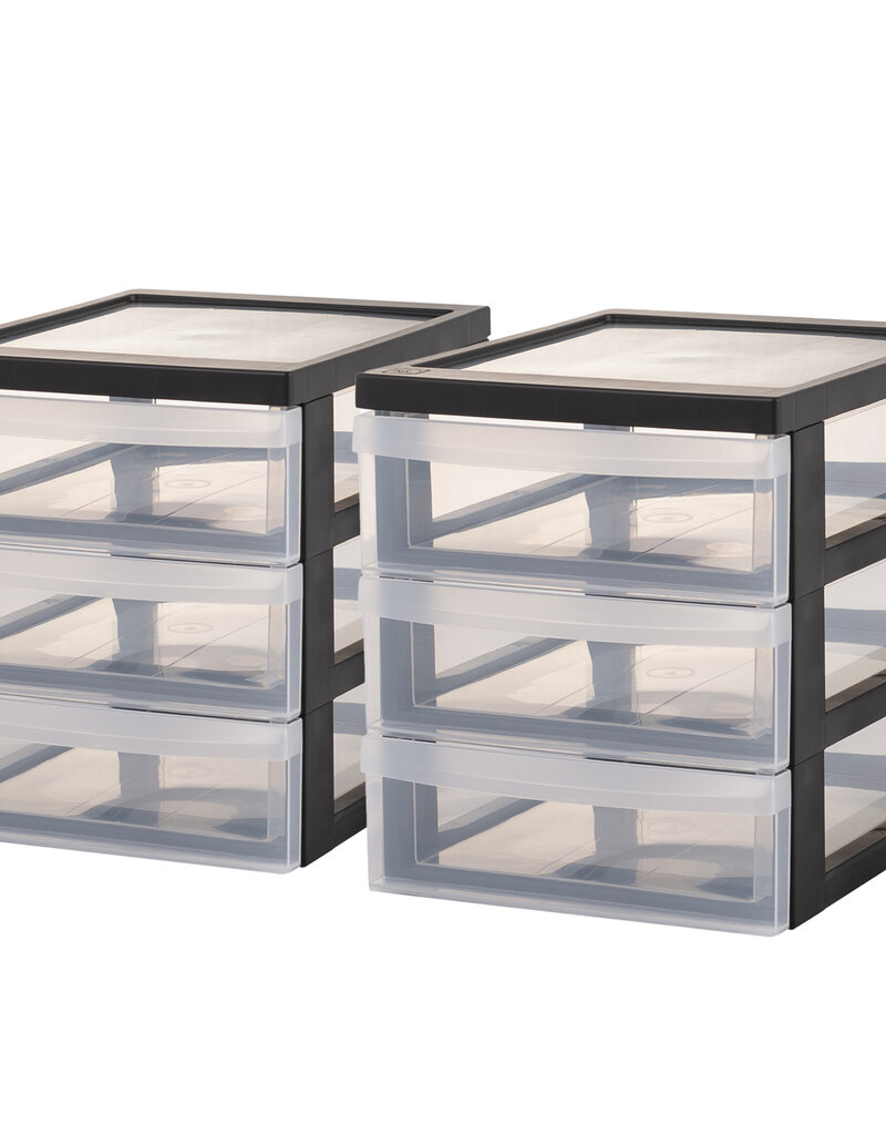 IRIS Design Chest A5 - 3 lades  x2 - DC-A5 - Black