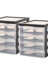 IRIS Design Chest A5 - 4 lades x2 - DC-A5 - Black