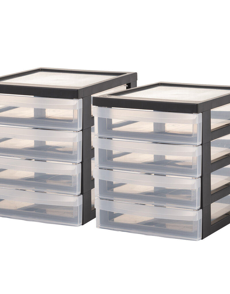 IRIS Design Chest A5 - 4 lades x2 - DC-A5 - Black