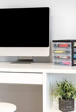 IRIS Design Chest A5 - 4 lades x2 - DC-A5 - Black