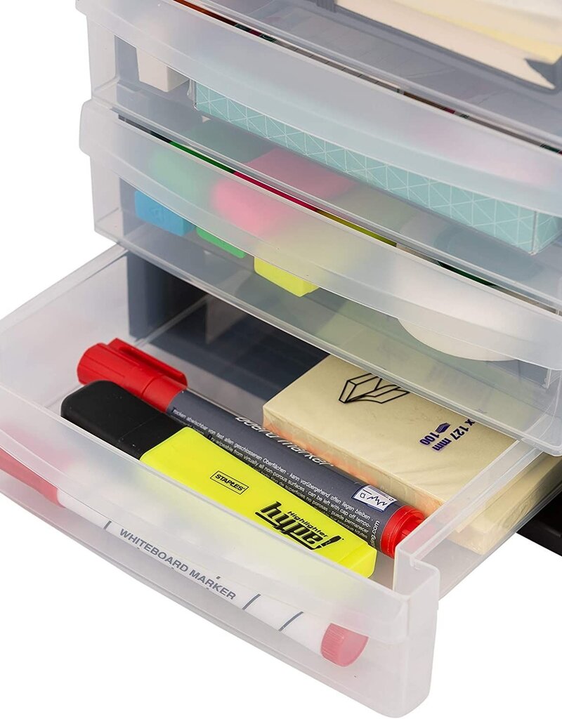 IRIS Design Chest A5 - 4 lades x2 - DC-A5 - Black