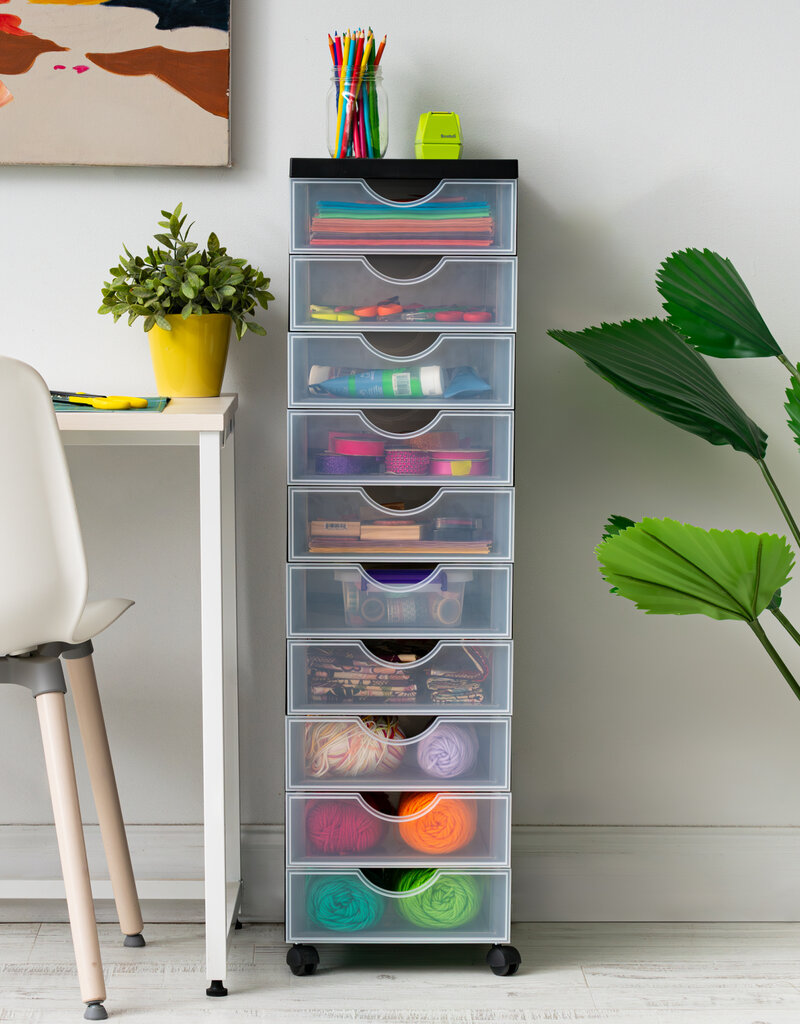 IRIS Easygrip Chest - 10 drawers - DDDC-010 - Black