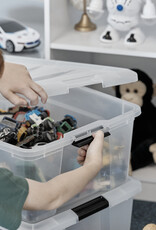 IRIS Design New Top Box - 30 liter - Set van 3 - DDNTB-30 - Transparant