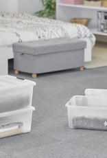 IRIS Design New Top Box - 30 liter - Set van 6 - DDNTB-30 - Transparant