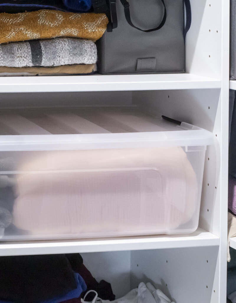 IRIS Design New Top Box - 30 liter - Set van 6 - DDNTB-30 - Transparant