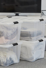 IRIS Design New Top Box - 45 liter - Set van 4 - DDNTB-45 - Transparant