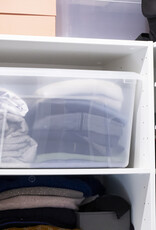 IRIS Design New Top Box - 45 liters - Set of 4 - DDNTB-45 - Transparent