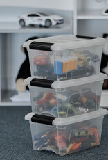 IRIS Design New Top Box - 45 liter - Set van 6 - DDNTB-45 - Transparant