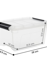 IRIS Design New Top Box - 5 liter - Set van 6 - DDNTB-5 - Transparant