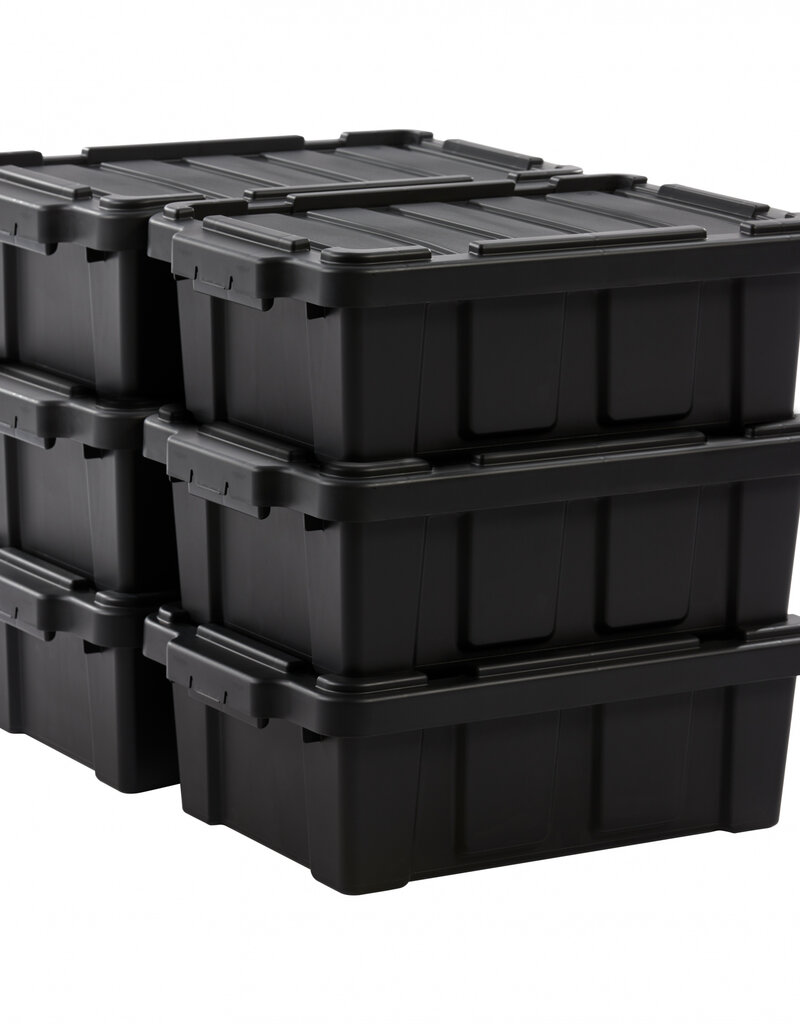 IRIS Powerbox - 12.5 liters - set of 6 - DDSK-130 - Black