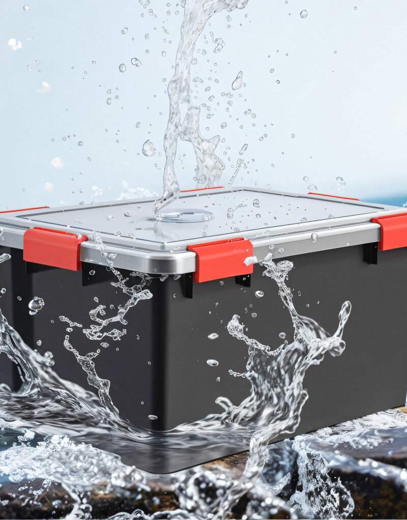 IRIS Air Tight Box - 50 liter - set van 2 - AT-L - Black