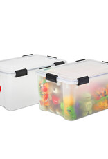 IRIS Air Tight Box - 50 liters - set of 2 - AT-L - Transparent
