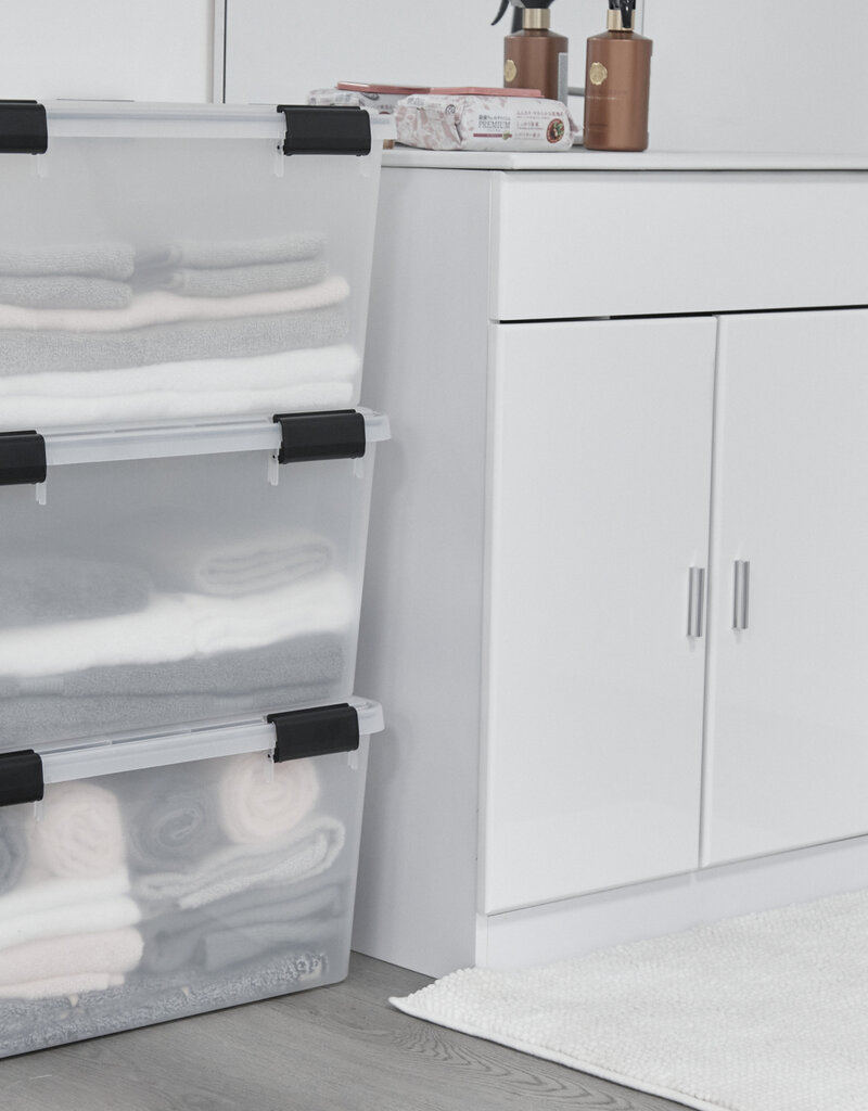 IRIS Air Tight Box - 50 liters - set of 2 - AT-L - Transparent