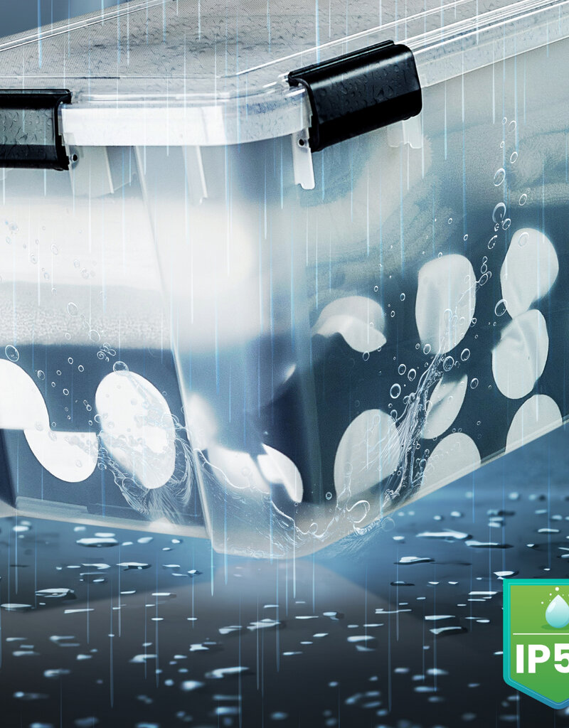 IRIS Air Tight Box - 50 liters - set of 2 - AT-L - Transparent