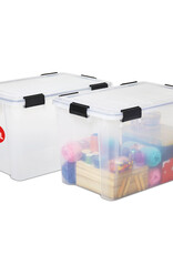 IRIS Air Tight Box - 70 liter - set van 2 - AT-LD - Transparant