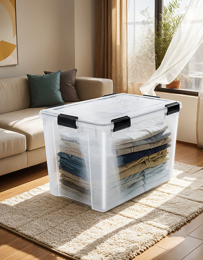 IRIS Air Tight Box - 70 liter - set van 2 - AT-LD - Transparant