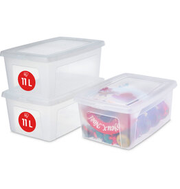 IRIS Modular Clear Box - 11 liters - set of 3 - MCB-11 - Transparent
