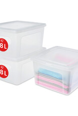IRIS Modular Clear Box - 18 liters - set of 3 - MCB-18 - Transparent