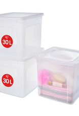 IRIS Modular Clear Box - 30 liter - set van 3 - MCB-30 - Transparant
