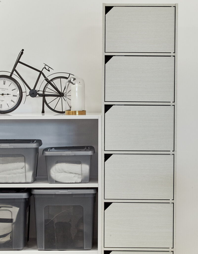 IRIS Modular Clear Box - 30 liters - set of 3 - MCB-30 - Grey