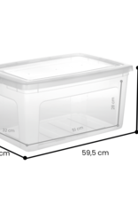 IRIS Modular Clear Box - 50 liters - set of 3 - MCB-50 - Transparent