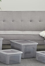 IRIS Modular Clear Box - 50 liters - set of 3 - MCB-50 - Grey