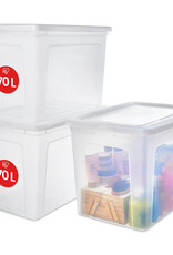 IRIS Modular Clear Box - 70 liter - set van 3 - MCB-70 - Transparant