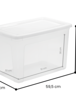 IRIS Modular Clear Box - 70 liter - set van 3 - MCB-70 - Transparant
