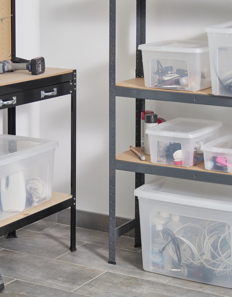 IRIS Modular Clear Box - 70 liter - set van 3 - MCB-70 - Transparant