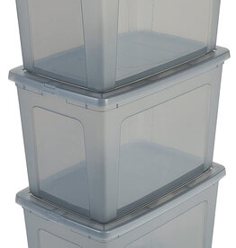 IRIS Modular Clear Box - 70 liter - set van 3 - MCB-70 - Grey