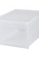 IRIS Foldable Shoe Box - set of 6 - EUNS - Transparent