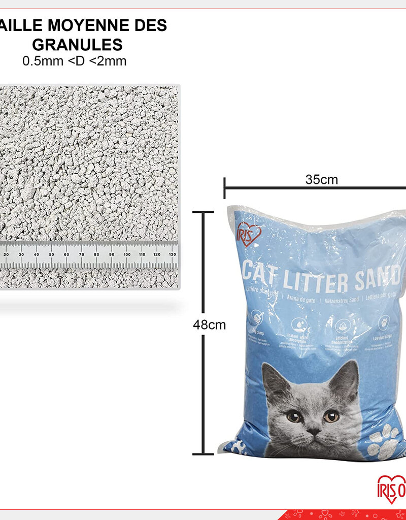 IRIS Cat Litter Sand KF-80 x2