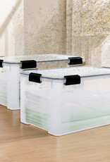 IRIS Air Tight Box - 50 liter - set van 4 - AT-L - Transparant