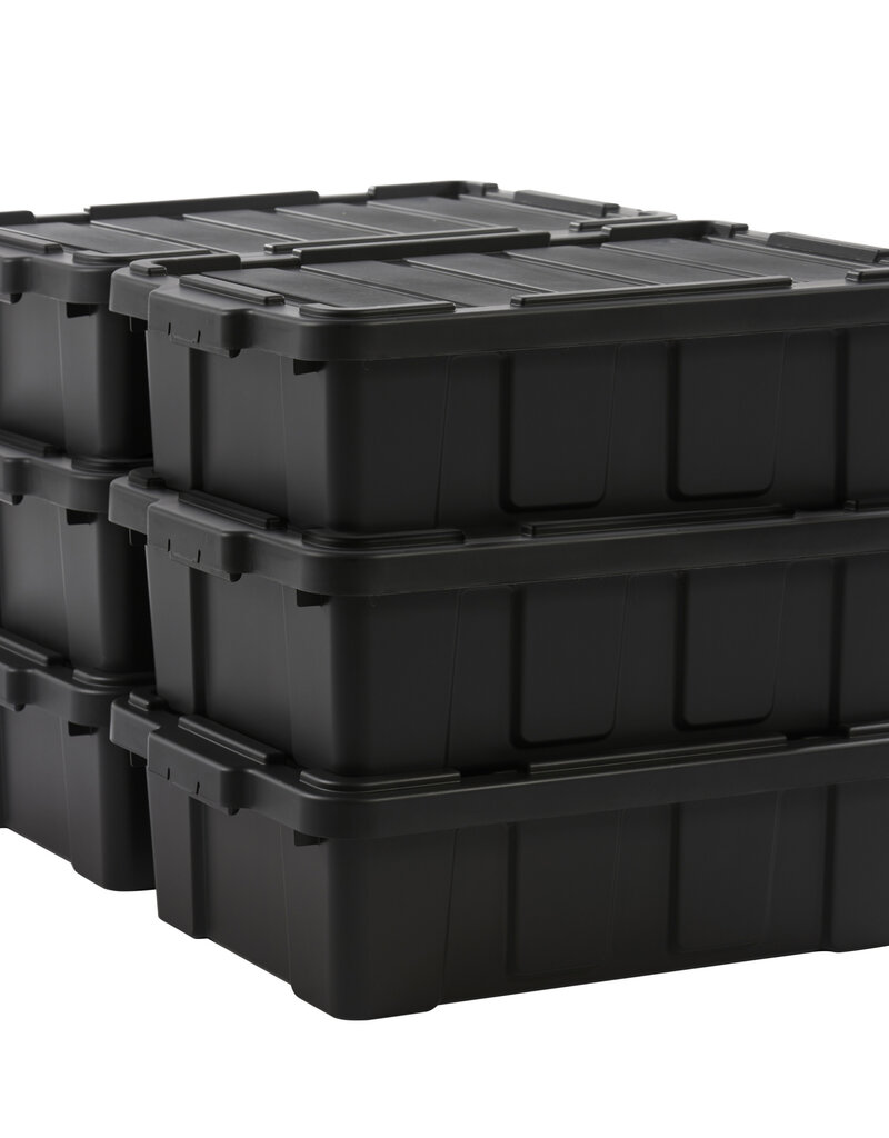 IRIS Power Box - 25 liters - set of 6 - DDSK-230 - Black