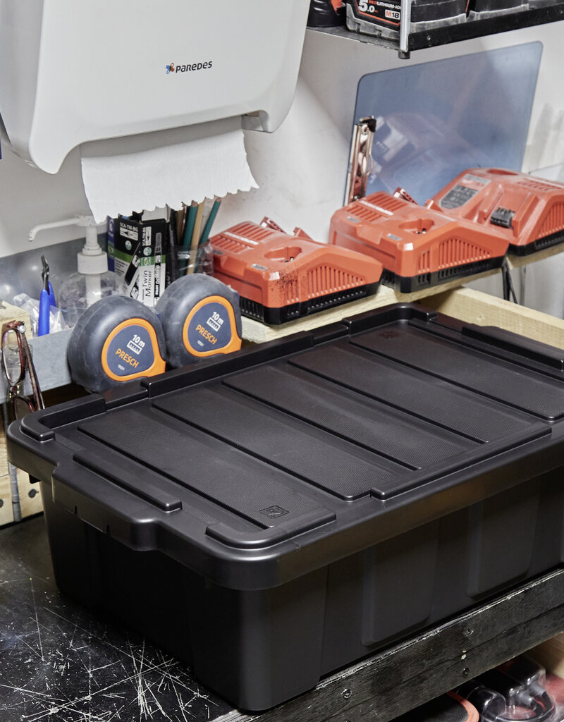 IRIS Power Box - 25 liters - set of 6 - DDSK-230 - Black