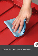 IRIS Opbergkoffer met zwaar deksel, 100L, Set van 3, zwart, UTB-27