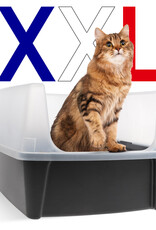 IRIS Grote Kattenbak XXL, grijs, CLH-XL