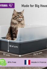 IRIS Grote Kattenbak XXL, grijs, CLH-XL
