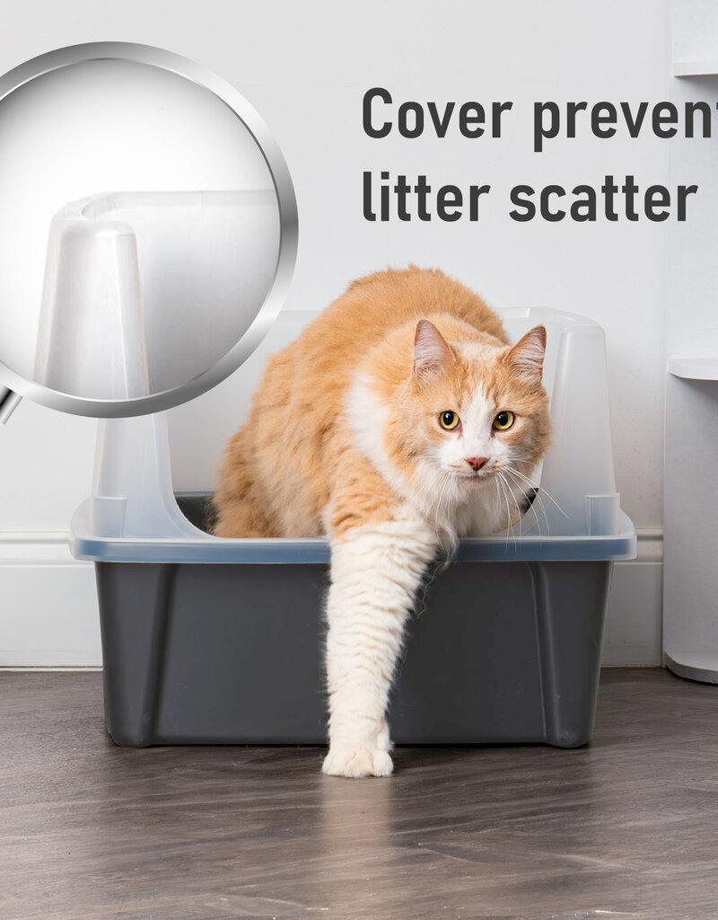 IRIS Grote Kattenbak XXL, grijs, CLH-XL