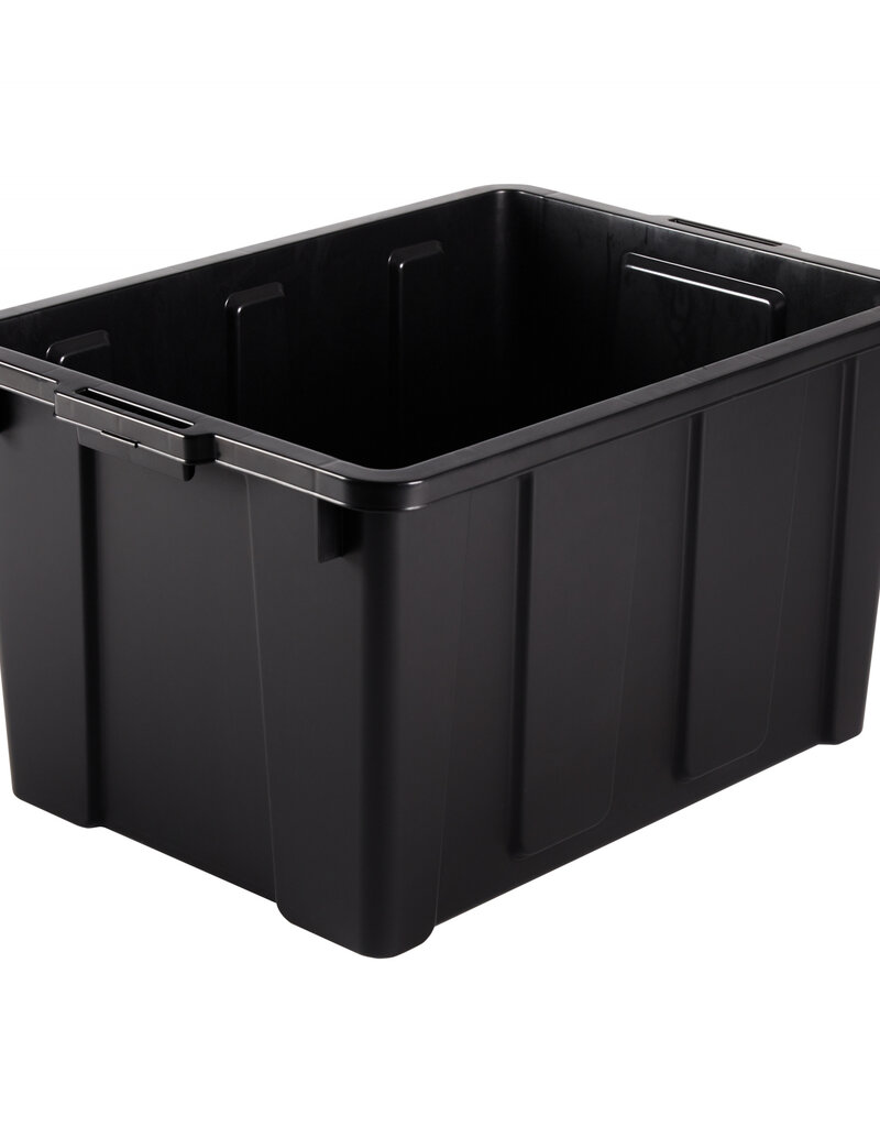 IRIS opslagkoffer met zwaar deksel, 68L, Pak van 4, rood, DDSKT-700