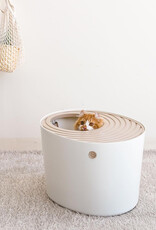 IRIS Gesloten Kattenbak, schep inbegrepen, deksel voor katten, PUNT-530, Beige