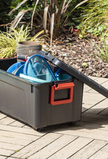 IRIS zware plastic opslagkoffer, 75L, Eenheid, zwart, SIA-75