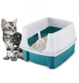 IRIS kattenbak, geen kattenbak, kattenbakvulling, CLH-12, Teal